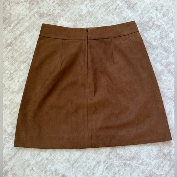 J. Crew Faux-Suede Mini Skirt - Picture 2 of 5